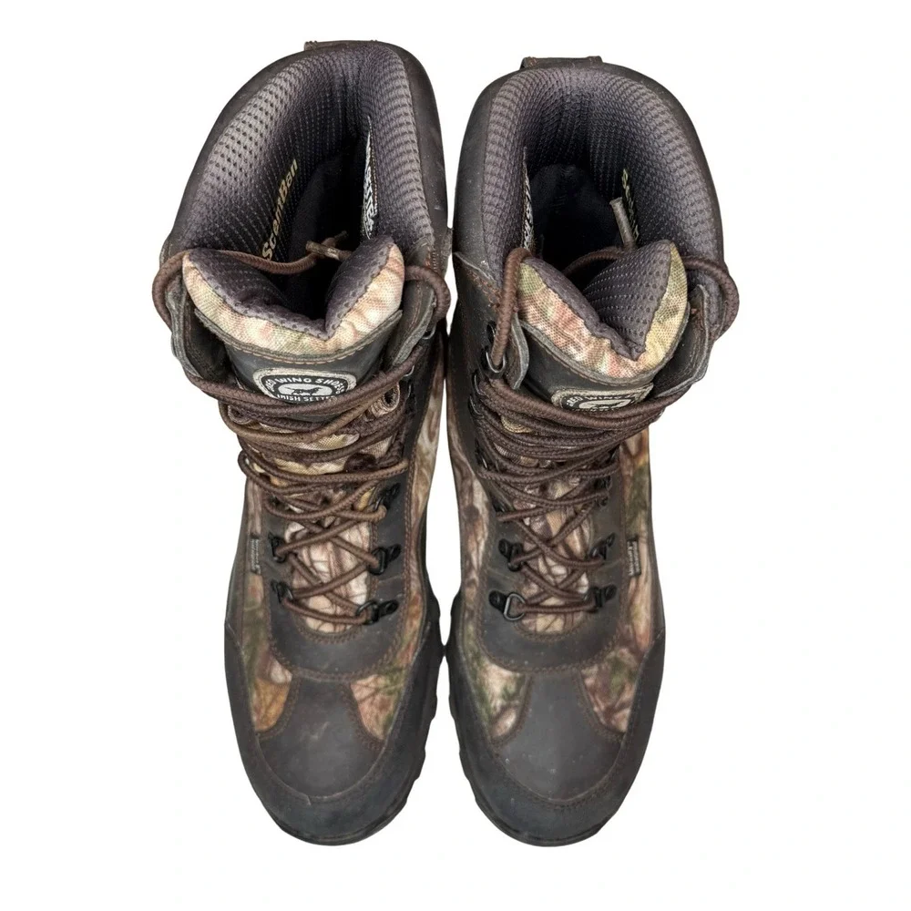 Red Wing Irish Setter Boots 13 ScentBan‎ Leather Waterproof Thinsulate Camo